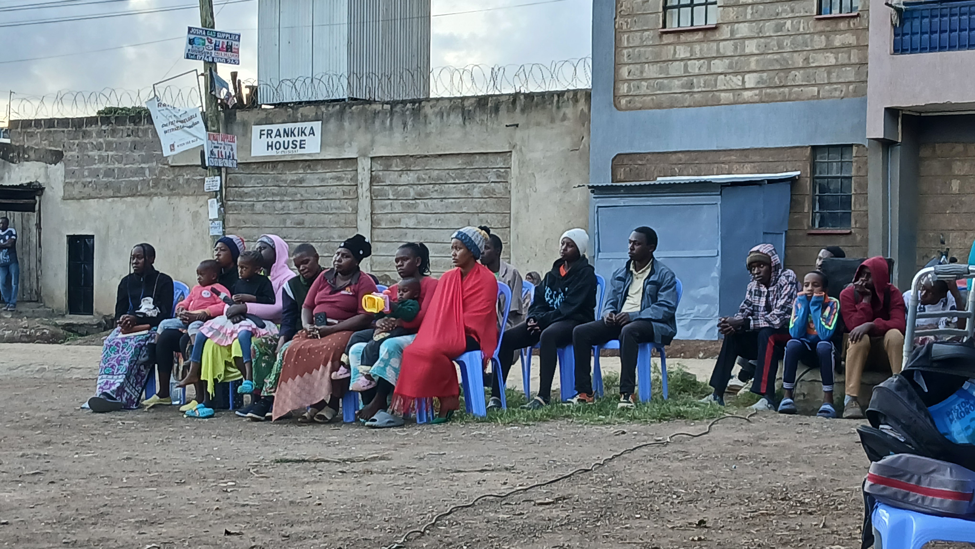 People listening to the good news of Jesus Christ.
