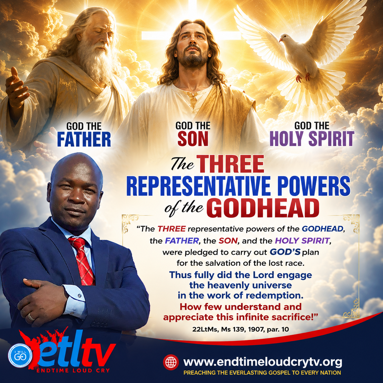 the GODHEAD, THE FATHER SON AND HOLY SPIRIT